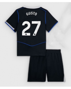 Billige Fotballdrakt Chelsea Malo Gusto #27 Replika Tredjedraktsett Barn 2025-26 Kortermet (med bukser)